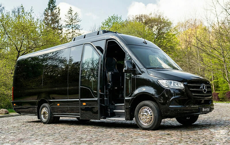 Schwarzer Sprinter in der Seitenansicht