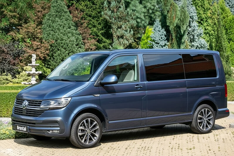 Kleinbus Volkswagen Caravelle, Frontansicht